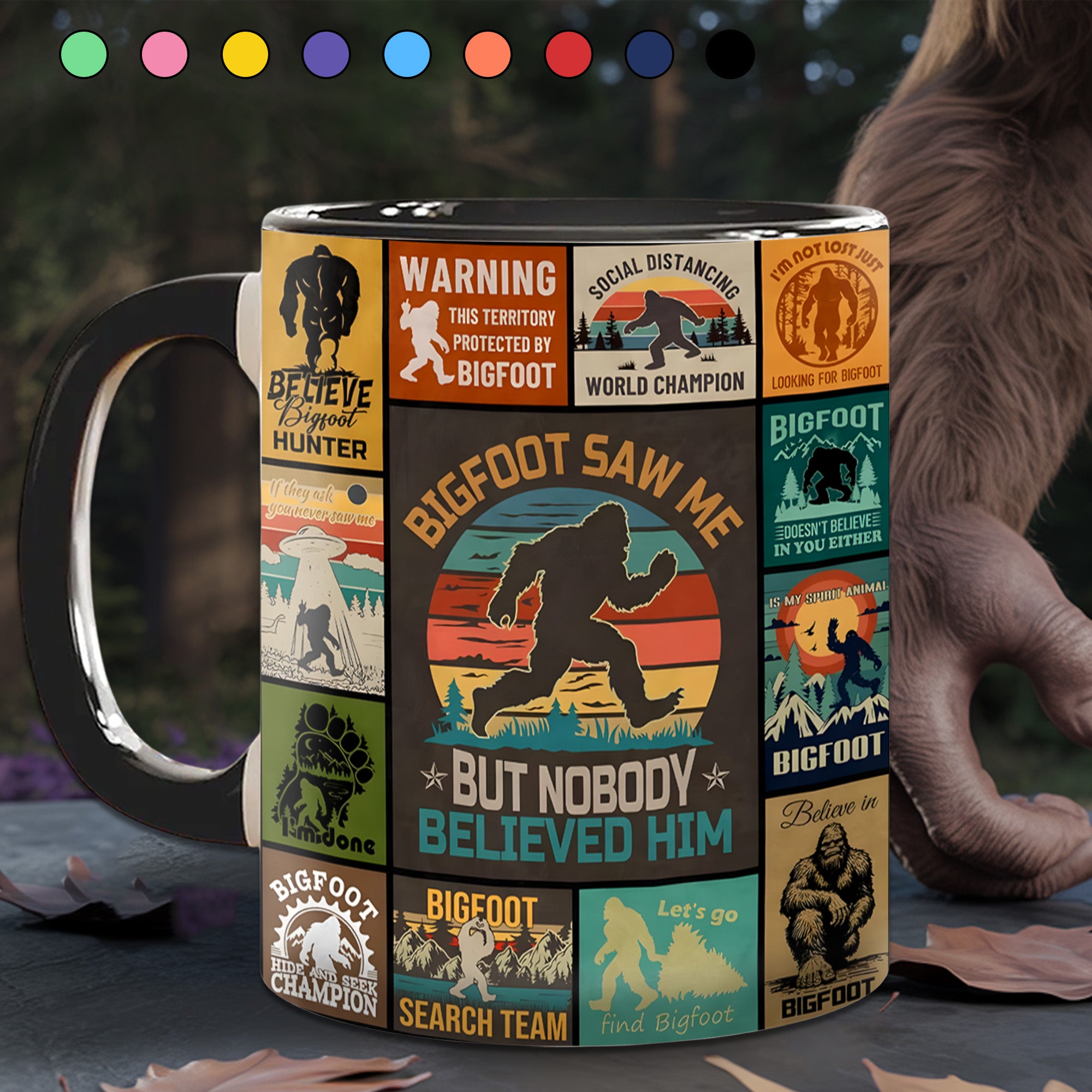The Bigfoot Vintage Collection Accent Mug Gifts For People Who Like Bigfoot - Image 14