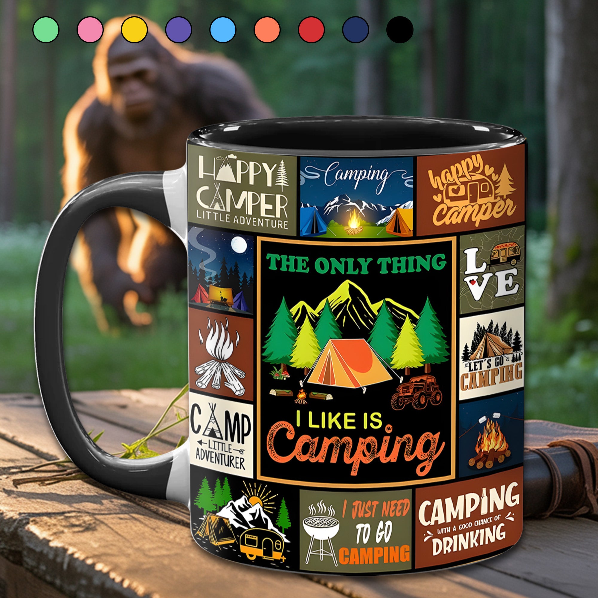 The Camping Vintage Collection Accent Mug I Like Is Camping Unique Camping Mug Gift - Image 9