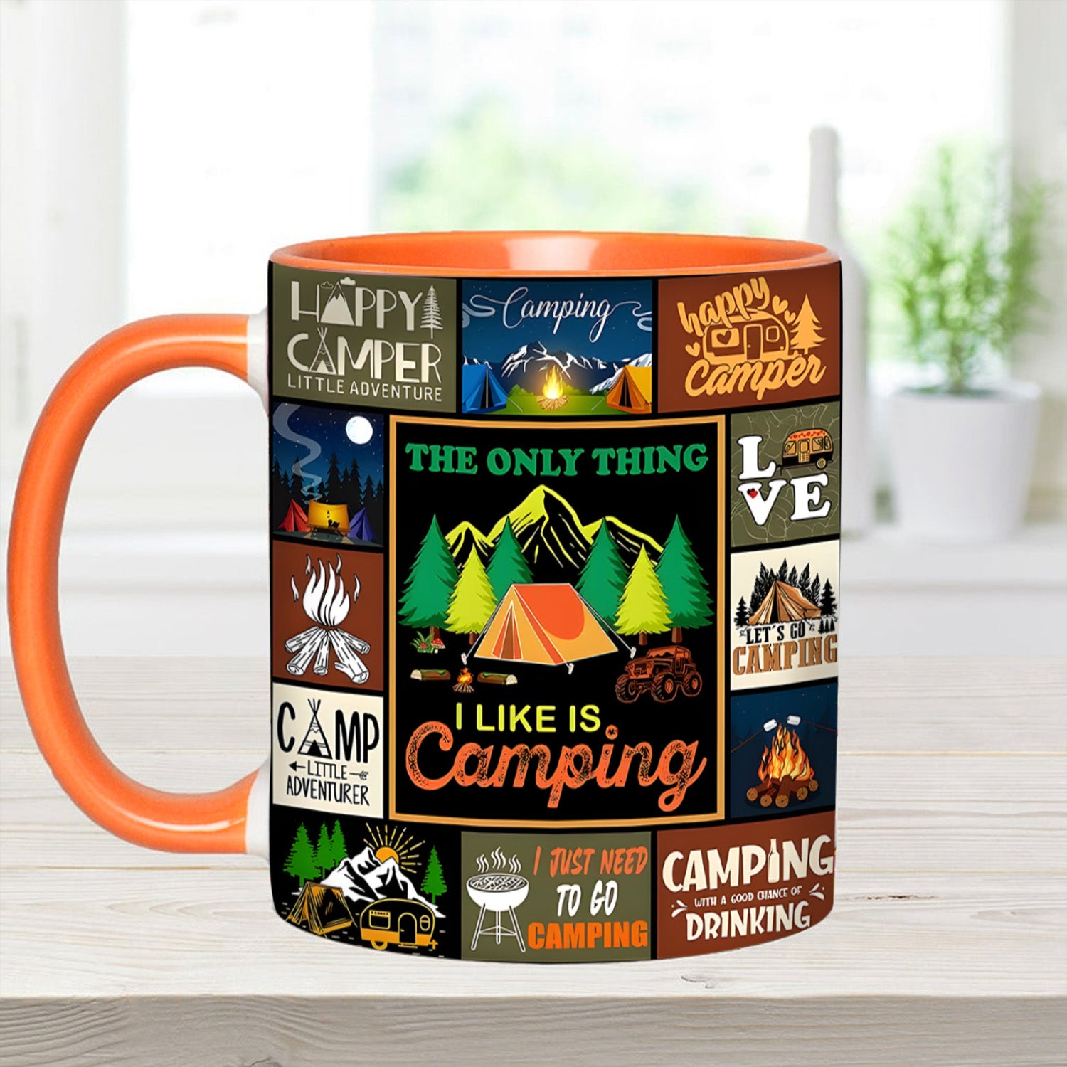 The Camping Vintage Collection Accent Mug I Like Is Camping Unique Camping Mug Gift - Image 13