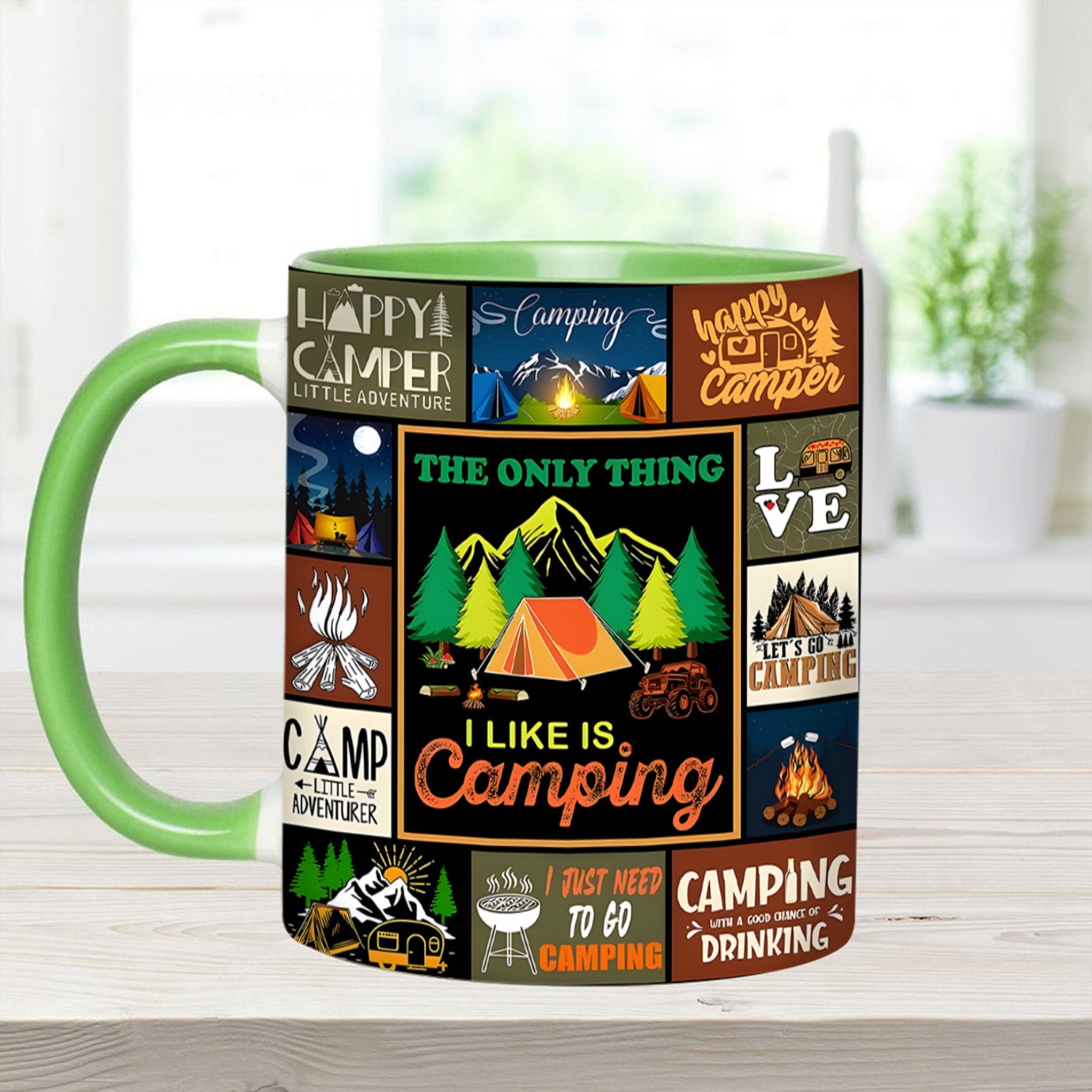The Camping Vintage Collection Accent Mug I Like Is Camping Unique Camping Mug Gift - Image 11