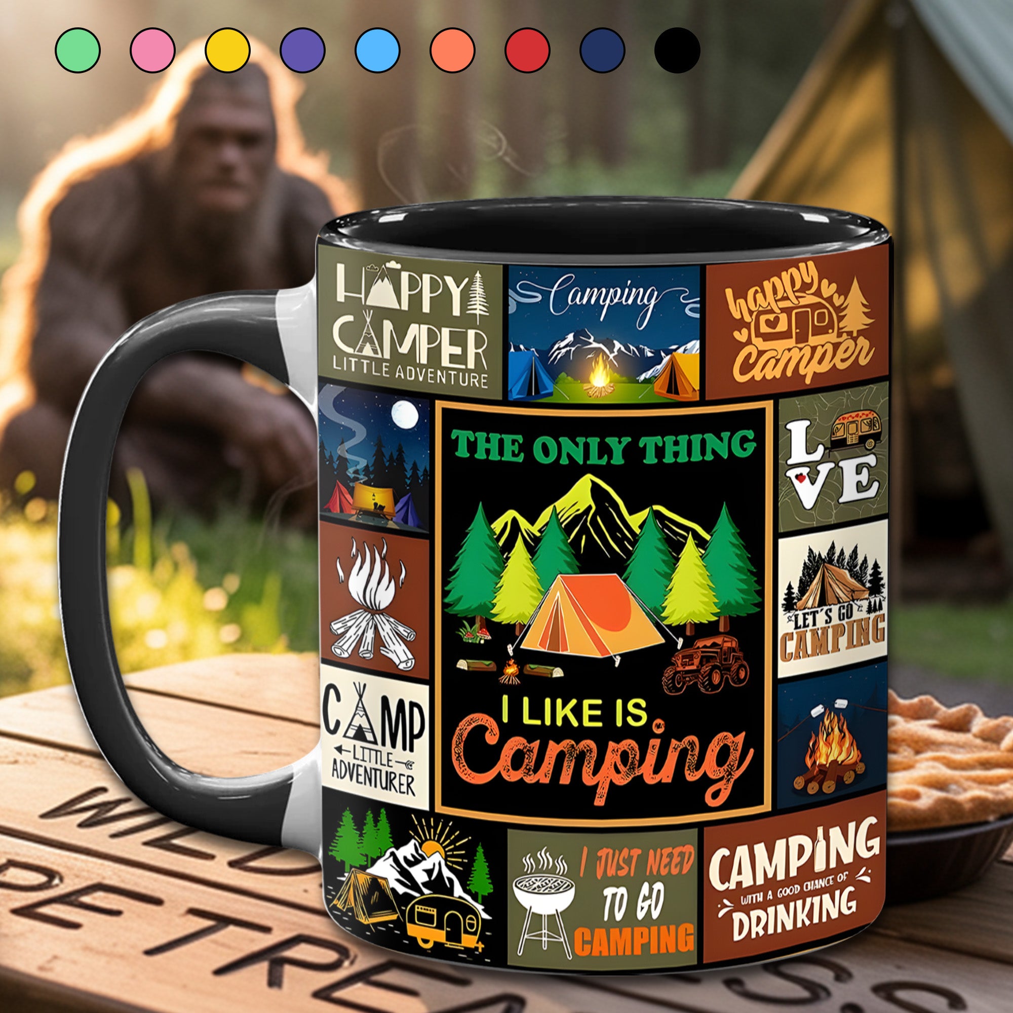 The Camping Vintage Collection Accent Mug I Like Is Camping Unique Camping Mug Gift - Image 7