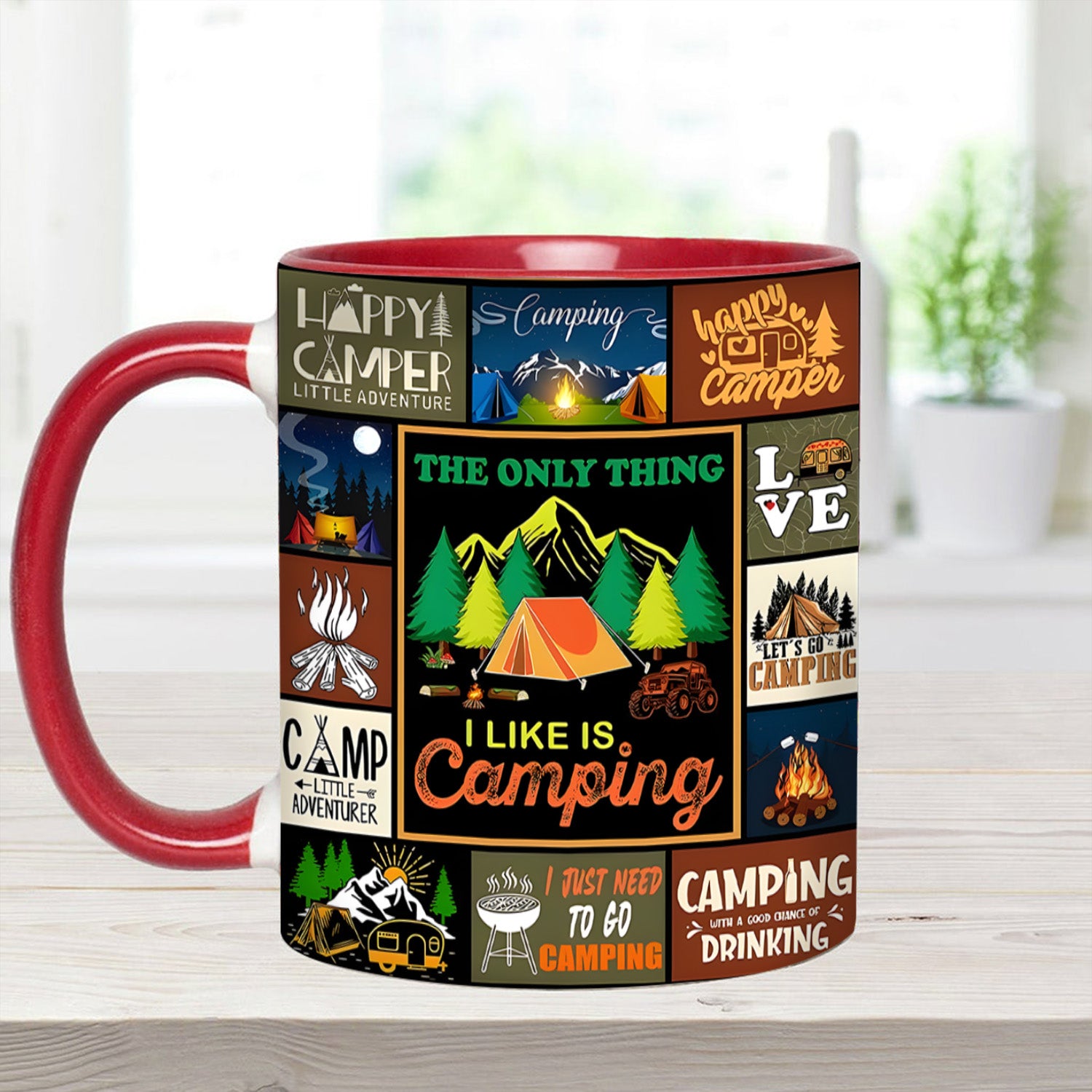 The Camping Vintage Collection Accent Mug I Like Is Camping Unique Camping Mug Gift - Image 17