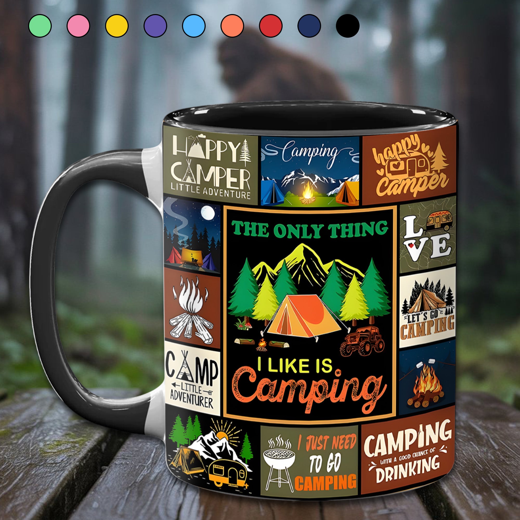 The Camping Vintage Collection Accent Mug I Like Is Camping Unique Camping Mug Gift - Image 10