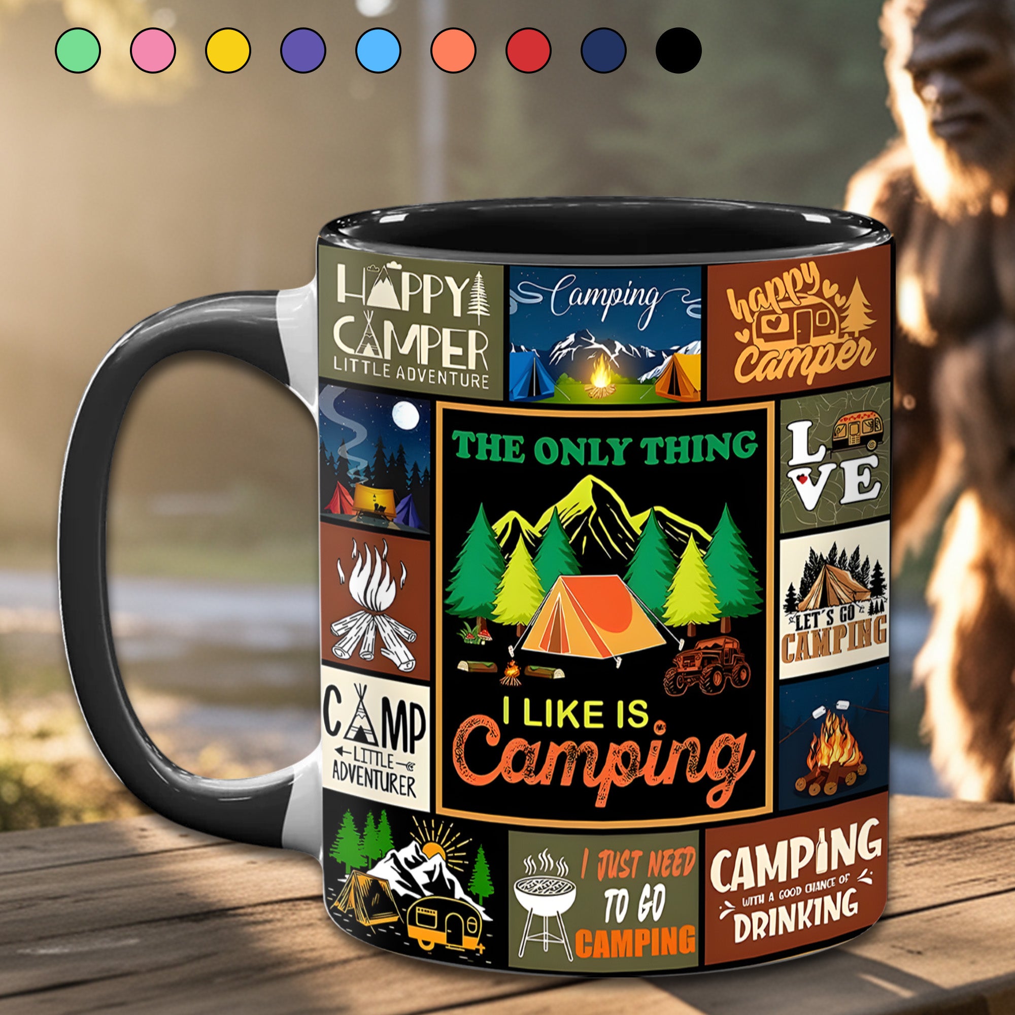 The Camping Vintage Collection Accent Mug I Like Is Camping Unique Camping Mug Gift - Image 8
