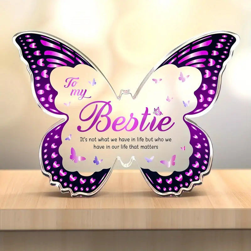 To My Bestie Acrylic Plaque Gift For Friend Best Friend Birthday Gifts