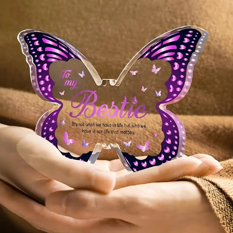 To My Bestie Acrylic Plaque Gift For Friend Best Friend Birthday Gifts - Image 3