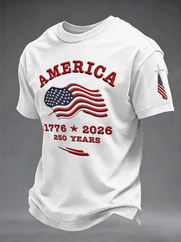 250 Years Of America T-Shirt 250 Years 1776 2026 Clothing Gift For Husband - Tradiviet