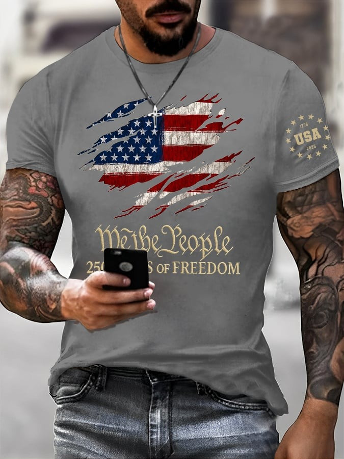 250 Years of Freedom Shirt We The People T-Shirt Independence Day Merch Gift - Tradiviet - Image 2