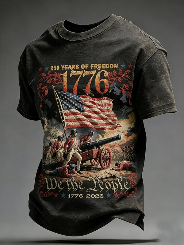 250 Years Of Freedom T-Shirt We The People 1776 2026 Clothing Gift For Husband - Tradiviet