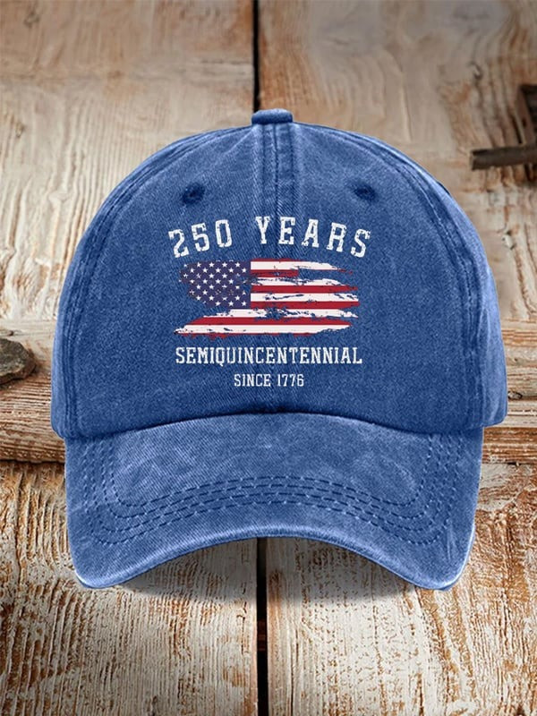 250 Years Semiquincentennial Baseball Cap Since 1776 Anniversary Merch Gift For Dad - Tradiviet - Image 2