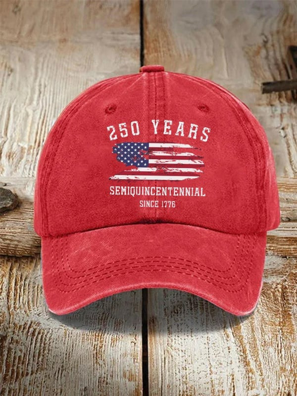 250 Years Semiquincentennial Baseball Cap Since 1776 Anniversary Merch Gift For Dad - Tradiviet - Image 4