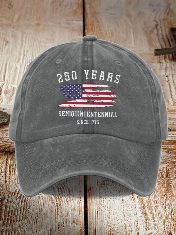 250 Years Semiquincentennial Baseball Cap Since 1776 Anniversary Merch Gift For Dad - Tradiviet - Image 5