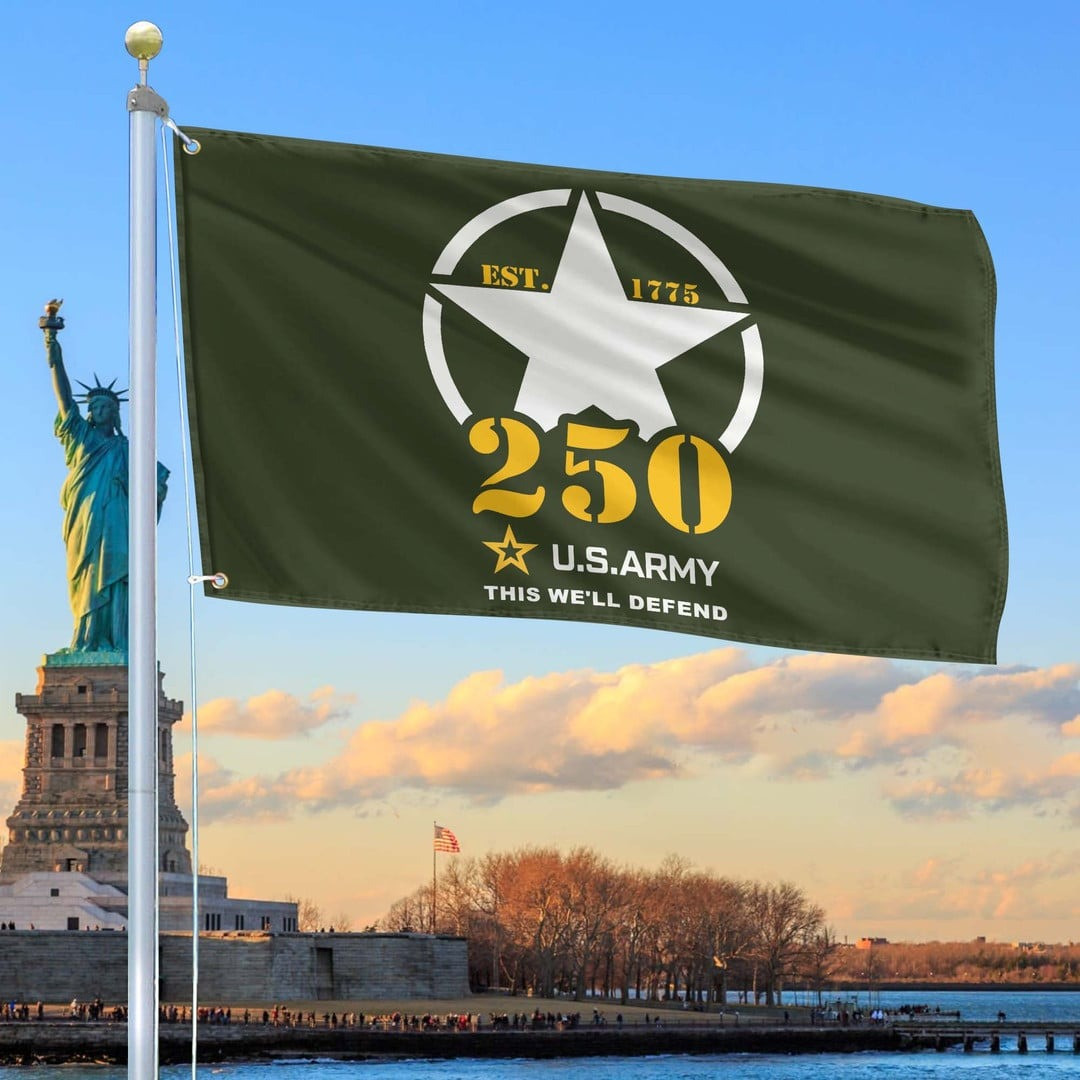 250th Anniversary Of The Army Flag Best Gifts On Father's Day For Army Veteran - Tradiviet