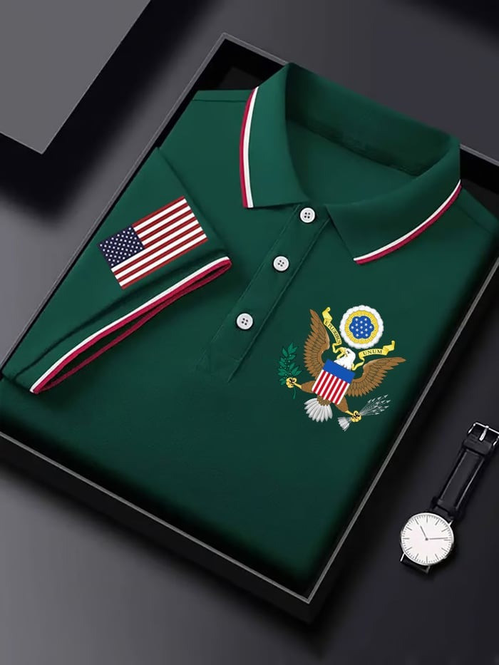 250th Anniversary Of The United States Polo Shirt 1776 2026 Patriotic Gift Mens - Tradiviet - Image 5