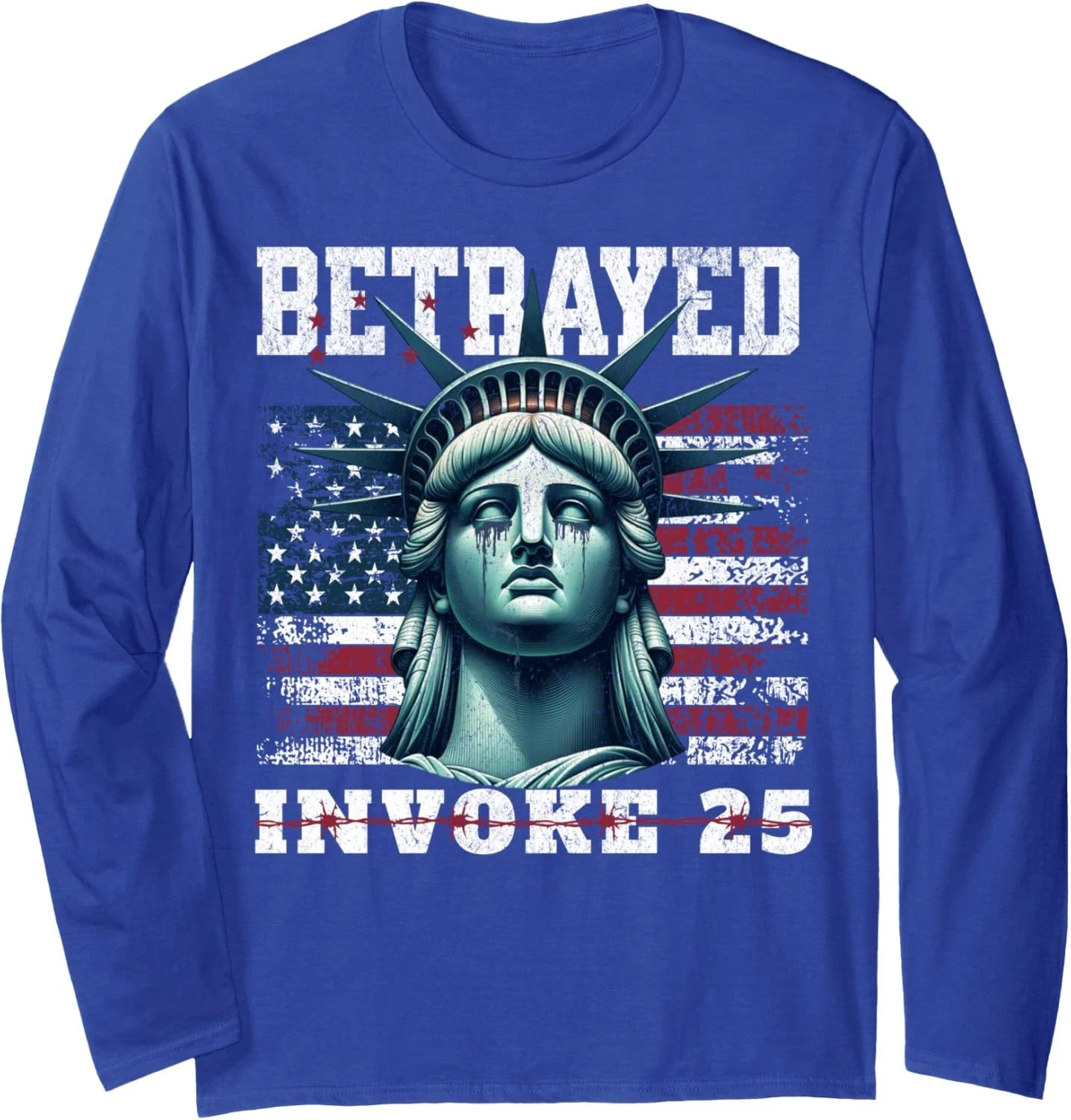 25th Amendment US Constitution Statue Of Liberty Long Sleeve Shirt Subtle FDT Gifts - Tradiviet - Image 3