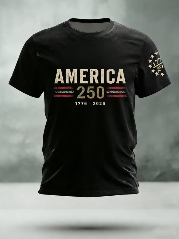 America 250Th Anniversary T-Shirt 1776-2026 Independence Day Apparel Gift For Him - Tradiviet - Image 4
