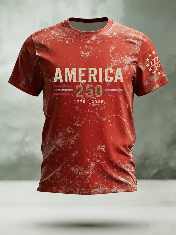 America 250Th Anniversary T-Shirt 1776-2026 Independence Day Apparel Gift For Him - Tradiviet - Image 3