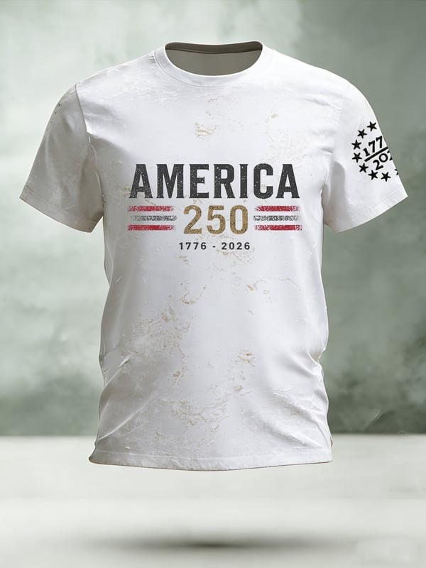 America 250Th Anniversary T-Shirt 1776-2026 Independence Day Apparel Gift For Him - Tradiviet