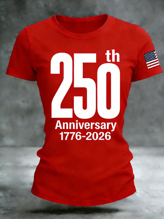 American 250th Anniversary Shirt 1776 2026 American Pride Apparel Gift for Her - Tradiviet - Image 3