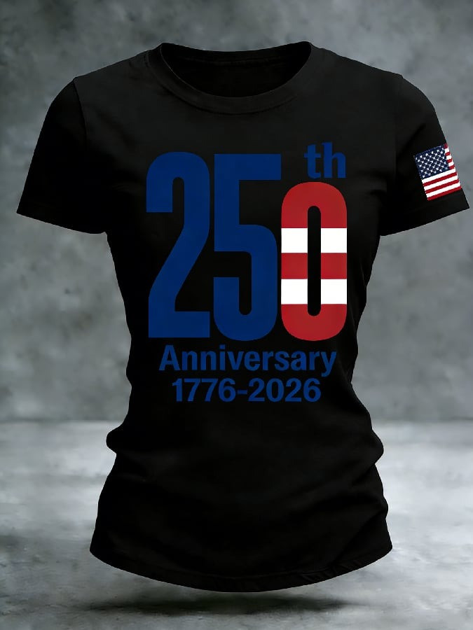 American 250th Anniversary Shirt 1776 2026 American Pride Apparel Gift for Her - Tradiviet
