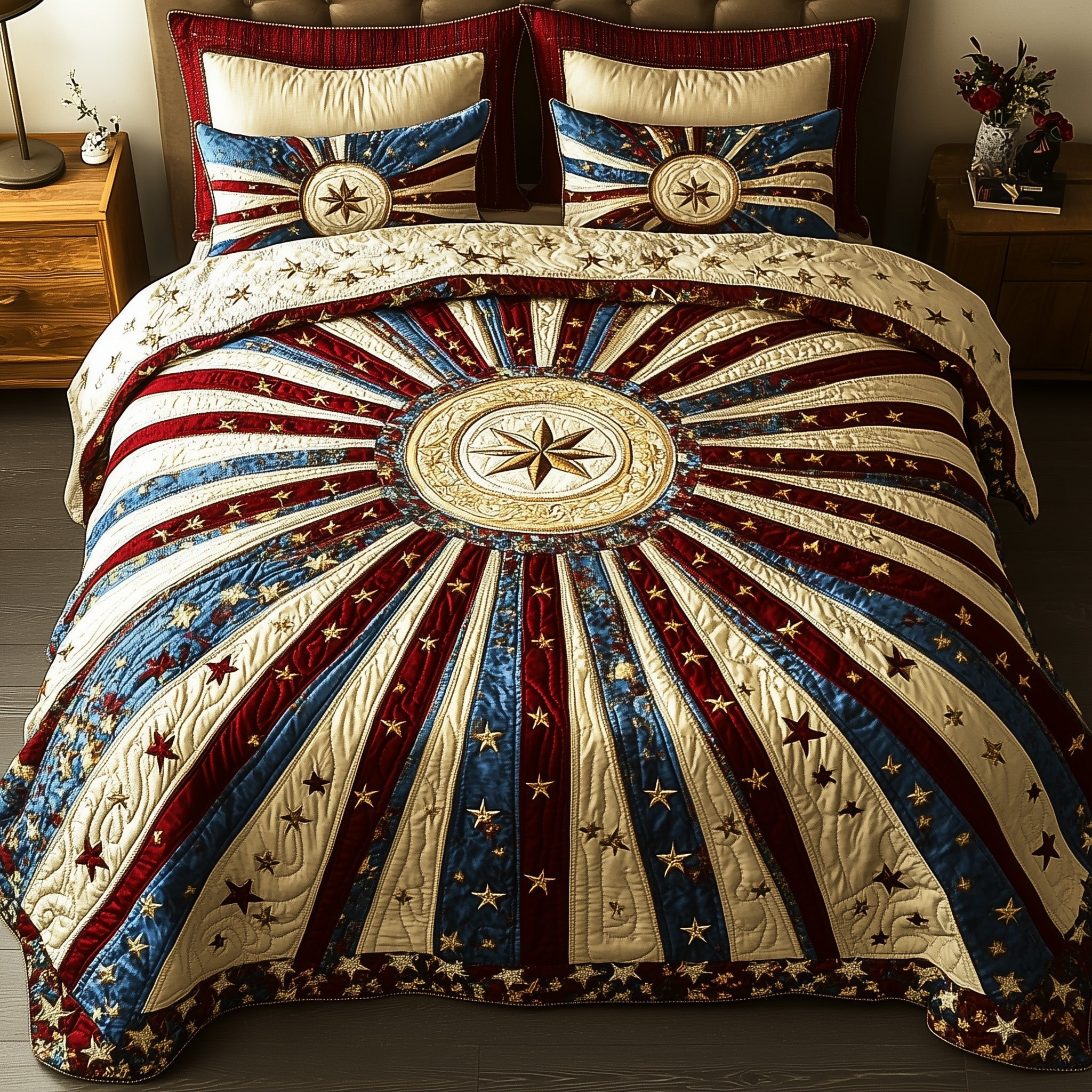 American Radiance  Quilted Bedding Set Best Bedding Sets Unique Gifts For Mom