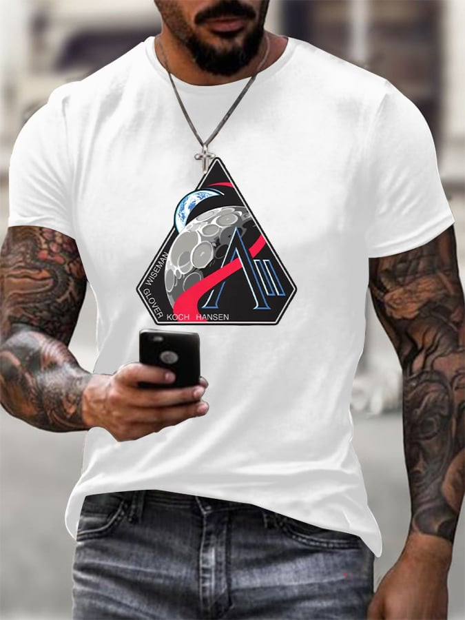 Artemis II 2026 Rocket Launch T-Shirt Jeremy Hansen Shirt Gift For Aspiring Pilot - Tradiviet - Image 2