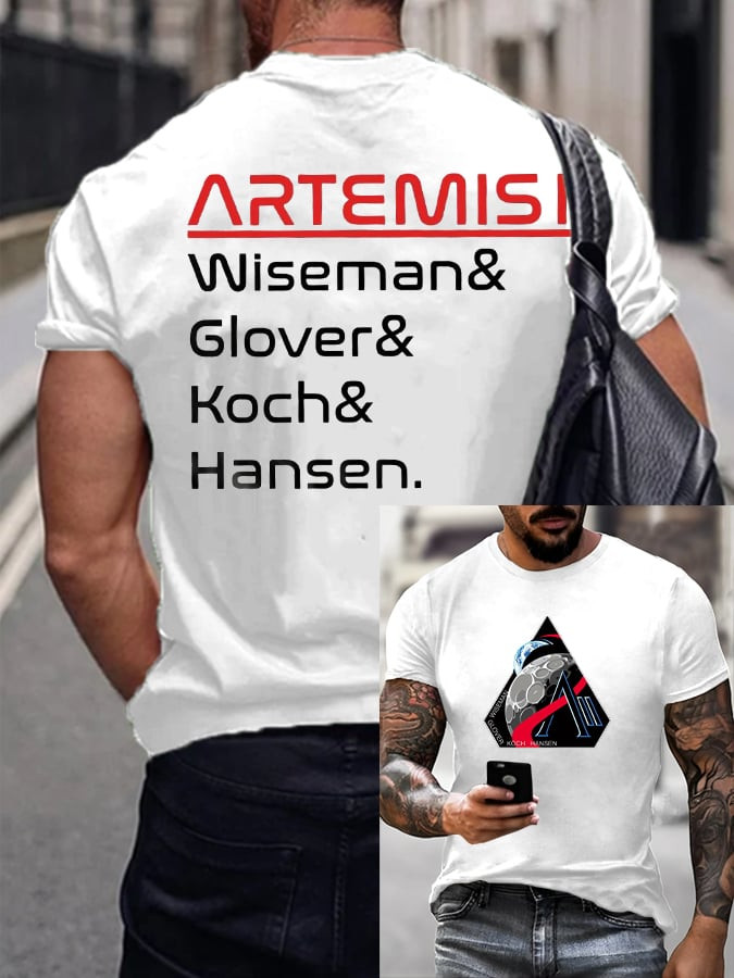 Artemis II NASA Mission T-Shirt Wiseman Glover Koch Hansen Shirt Gift For Galaxy Dreamer - Tradiviet