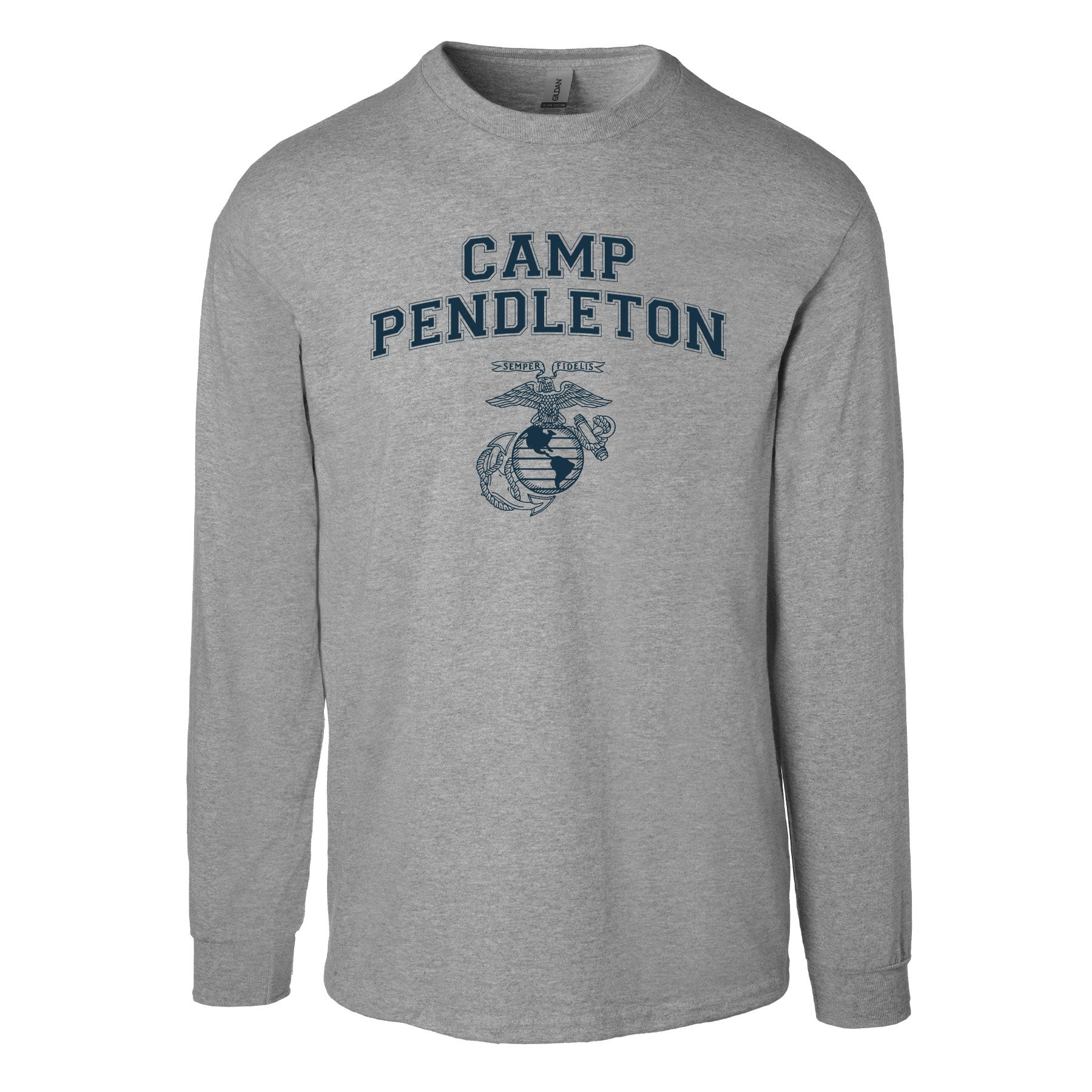 Camp Pendleton USMC Long Sleeve Shirt Military Veteran Clothes Unique Gift For Dad - Tradiviet - Image 2