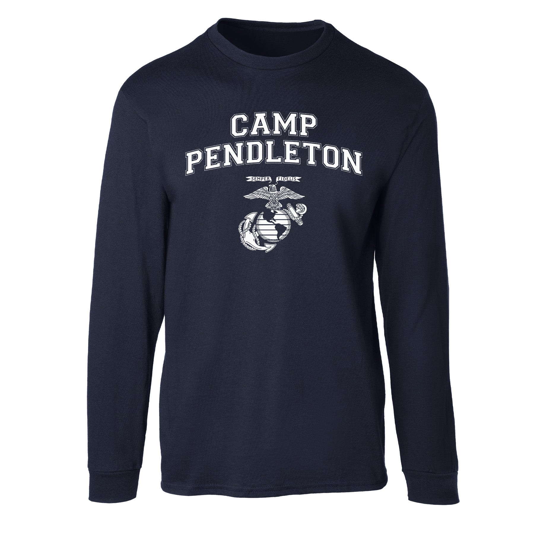 Camp Pendleton USMC Long Sleeve Shirt Military Veteran Clothes Unique Gift For Dad - Tradiviet