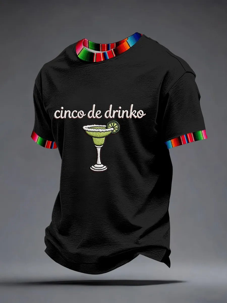 Cinco De Drinko Bitchachos T-Shirt Mexican Fiesta Party Clothes Gift For Him