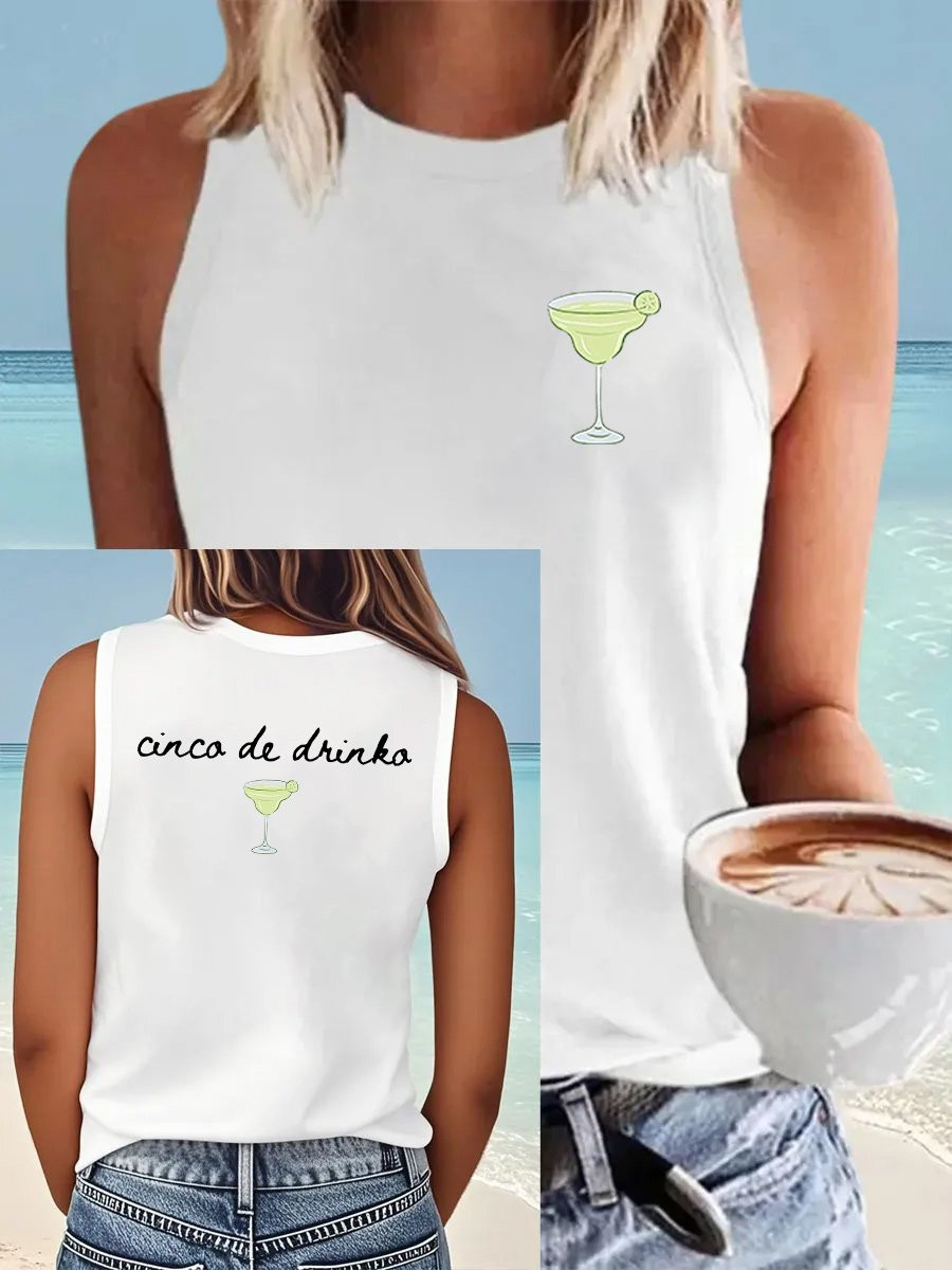 Cinco De Drinko Tank Top Mexican Fiesta Party Apparel Gift For Holiday - Image 2