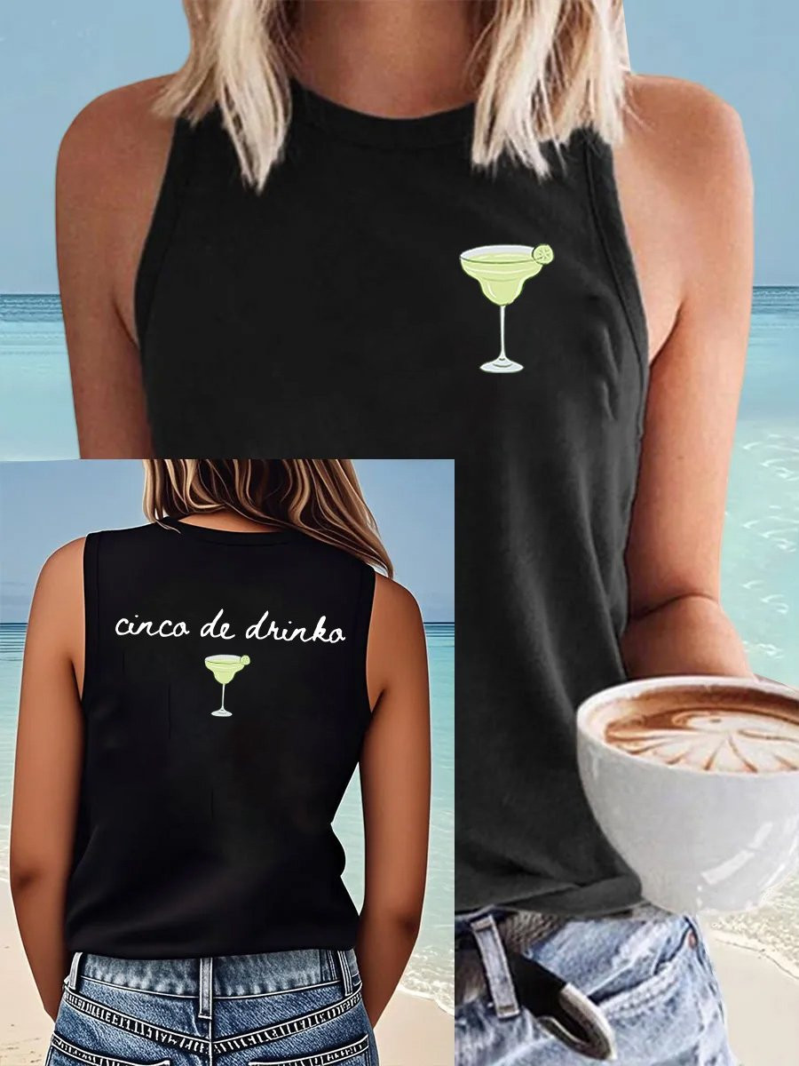 Cinco De Drinko Tank Top Mexican Fiesta Party Apparel Gift For Holiday