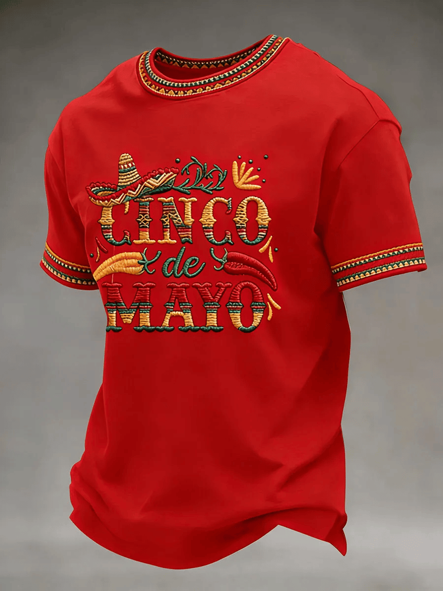 Cinco De Mayo Shirt Chili Mexican Fiesta Clothing Viva La Fiesta Apparel Gift For Men - Image 3