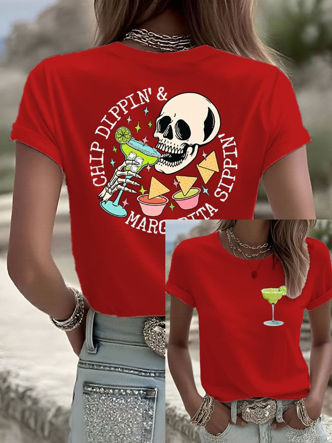 Cinco De Mayo Shirt Chip Dippin Margarita Sippin Clothes Mexican Fiesta Party Gifts - Image 3