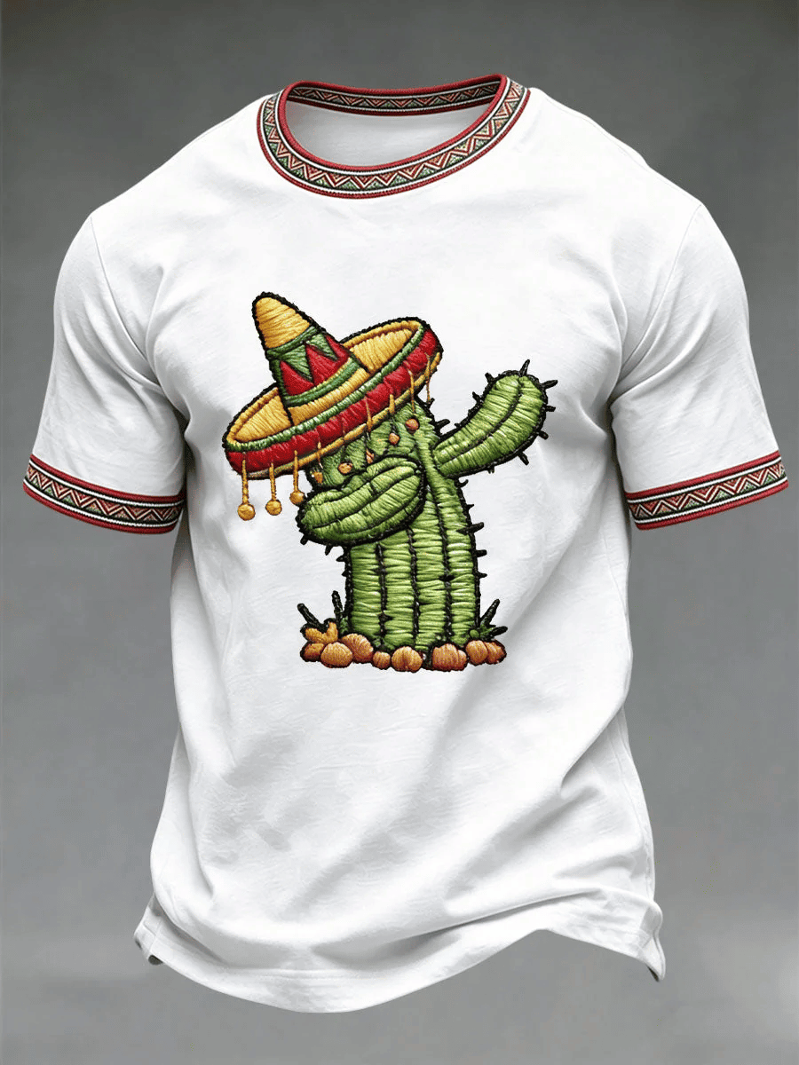 Cinco De Mayo Shirt Funny Dancing Cactus Apparel Gift For Mexico Fans - Image 3