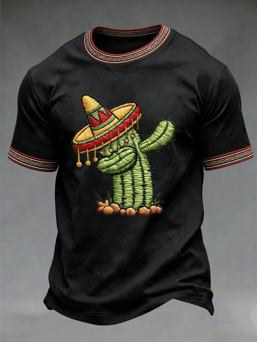 Cinco De Mayo Shirt Funny Dancing Cactus Apparel Gift For Mexico Fans