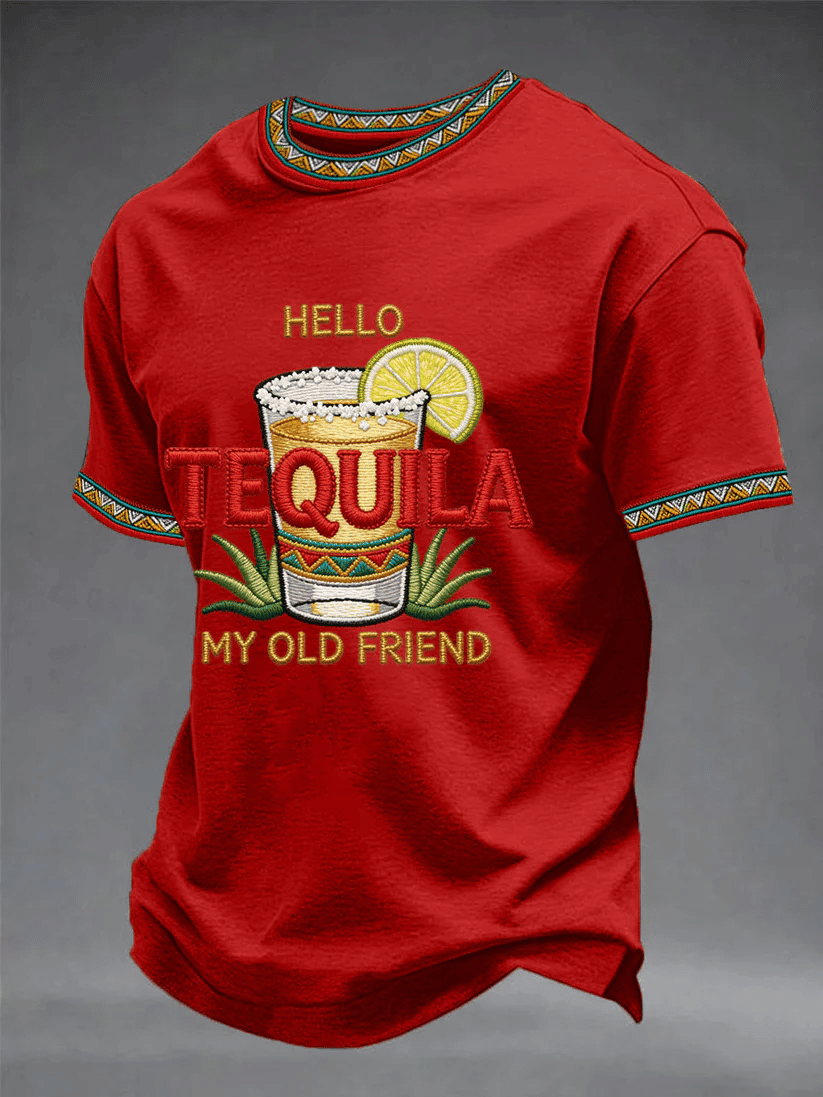 Cinco De Mayo Shirt Hello Tequila My Old Friend Apparel Mexico Theme Gifts - Image 3