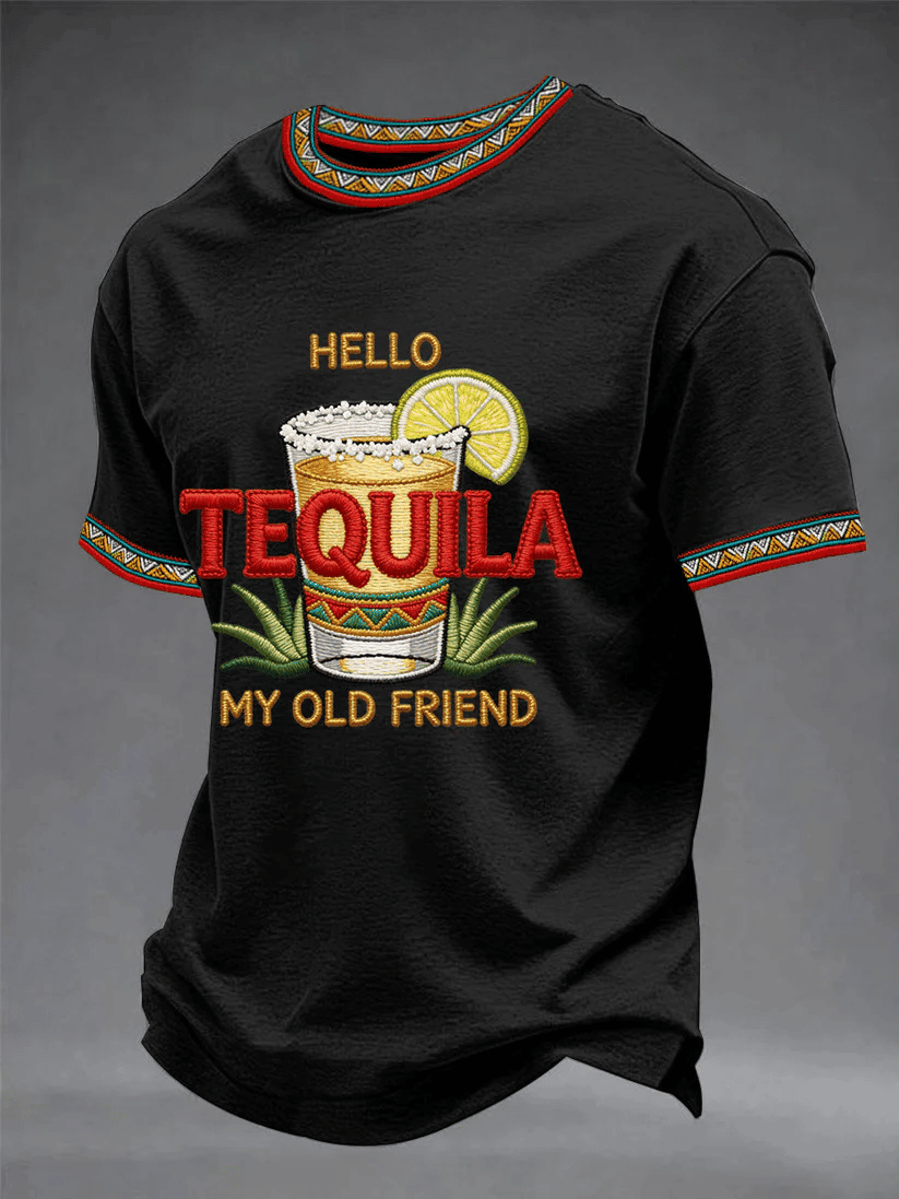 Cinco De Mayo Shirt Hello Tequila My Old Friend Apparel Mexico Theme Gifts - Image 2