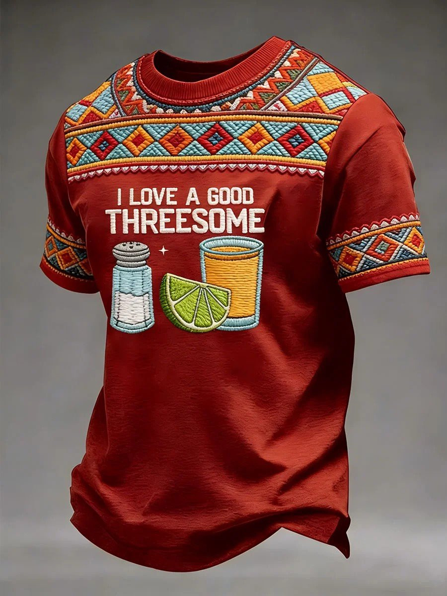 Cinco De Mayo Shirt I Love A Good Threesome Apparel Mexican Fiesta Party Gifts