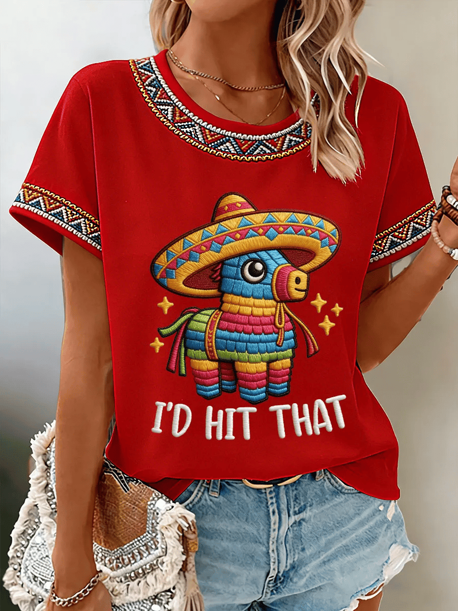 Cinco De Mayo Shirt I'd Hit That Clothes Cinco Mayo Celebration Apparel Gift For Fan - Image 3