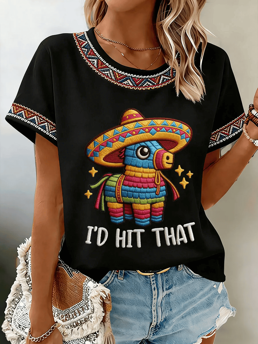 Cinco De Mayo Shirt I'd Hit That Clothes Cinco Mayo Celebration Apparel Gift For Fan - Image 2
