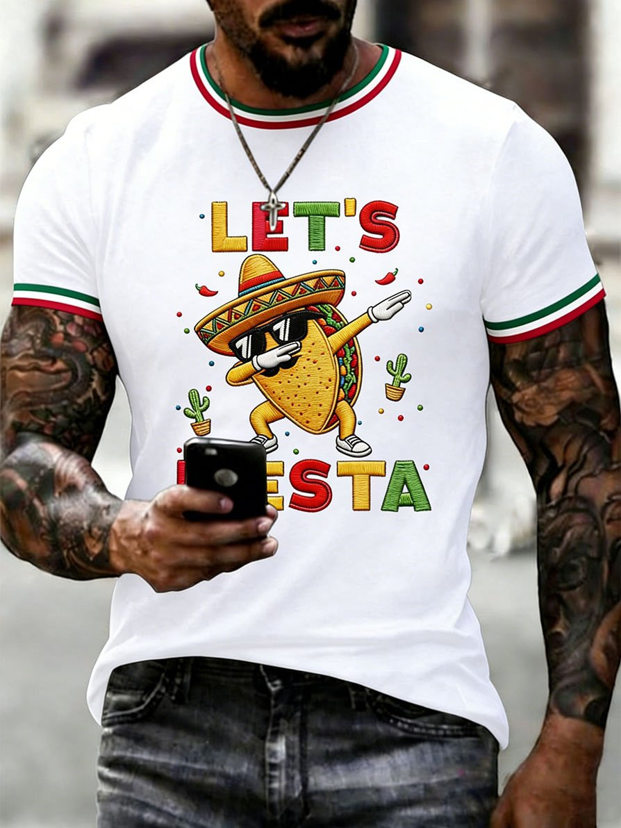 Cinco De Mayo Shirt Let's Fiesta Mexican Party Apparel Mexico Fan Clothes Gift For Fan - Image 2