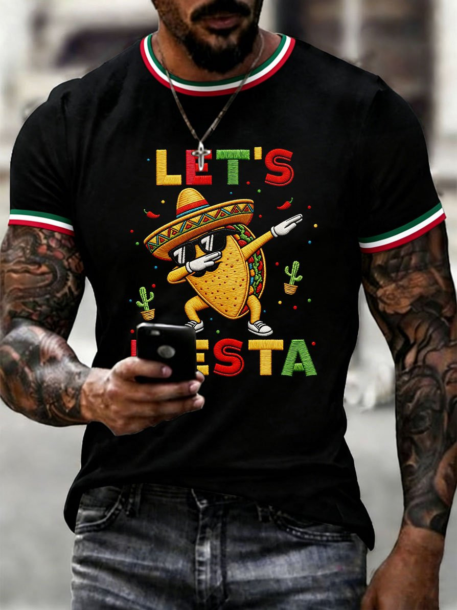 Cinco De Mayo Shirt Let's Fiesta Mexican Party Apparel Mexico Fan Clothes Gift For Fan