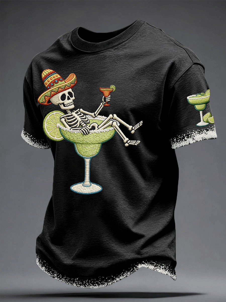 Cinco De Mayo Shirt Skeleton Margarita Clothes Mexican Fiesta Party Gifts
