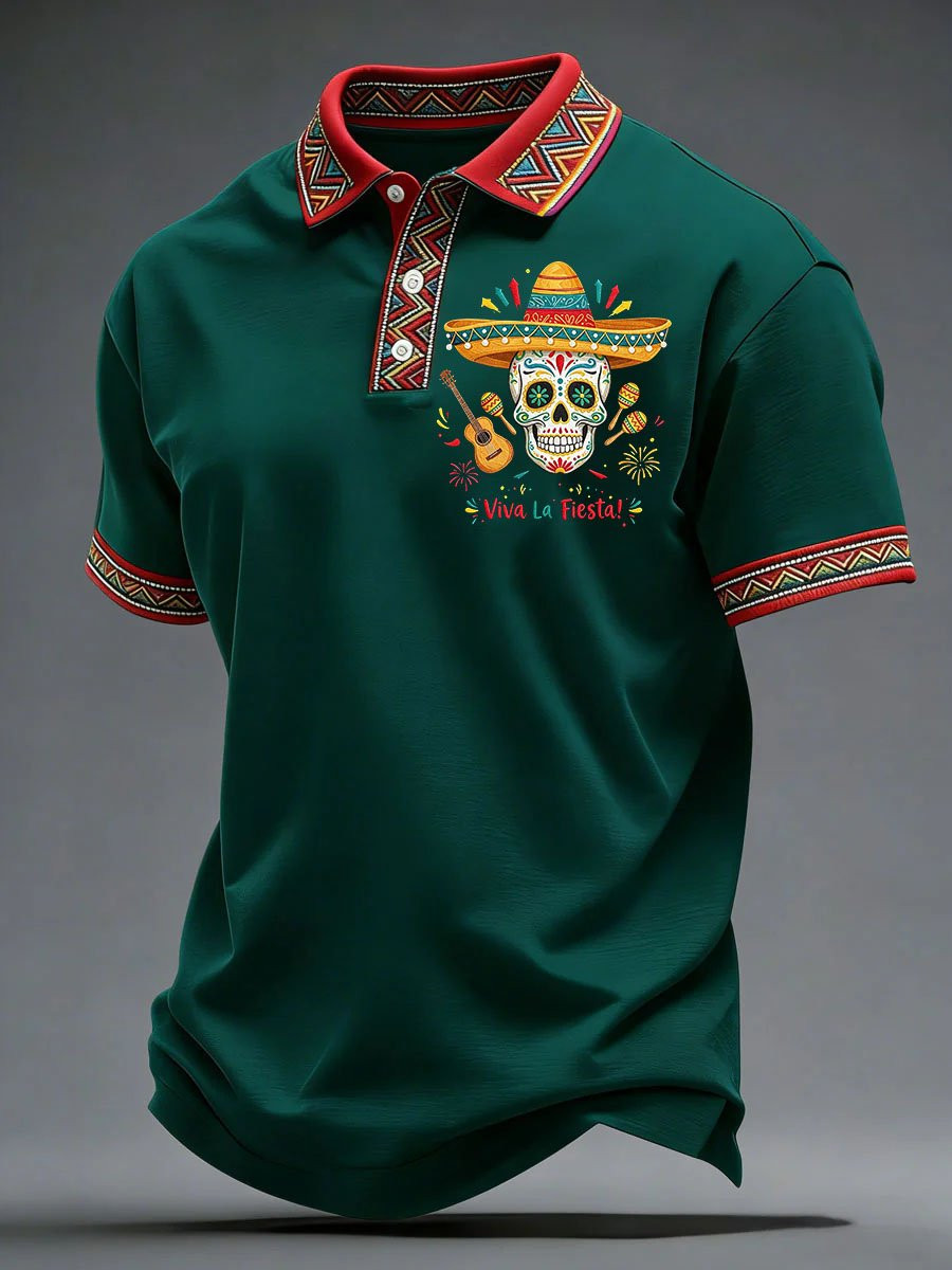 Cinco De Mayo Shirt Viva La Fiesta Polo Shirt Festival Apparel Gift For Him