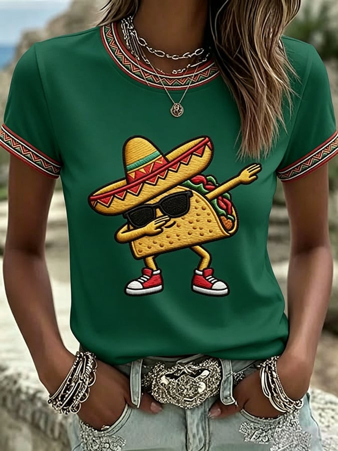 Cinco De Mayo T-Shirt Fiesta Tacos Tequila Repeat Clothes Mexican Fiesta Party Gifts - Image 4