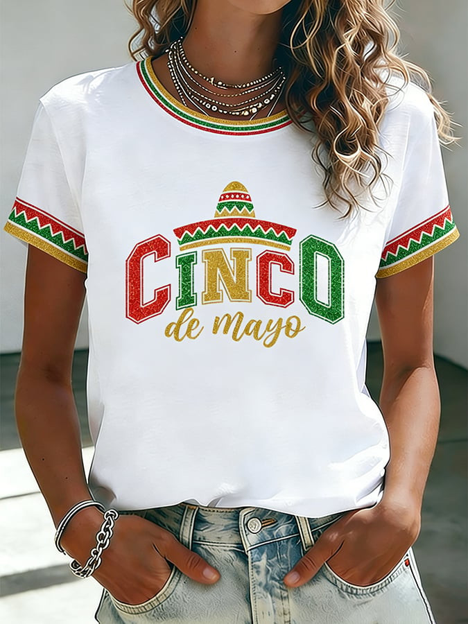 Cinco De Mayo T-Shirt Mexican Fiesta Party Apparel Festival Clothes Gift For Her - Image 2