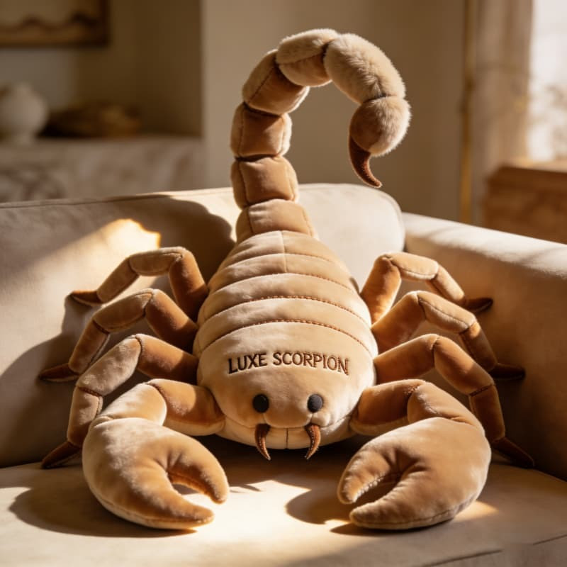 Custom Name Scorpion Pillow 3D Print Plush Cute Gift for Scorpion Lovers - Tradiviet