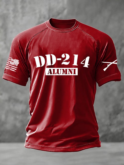 DD-214 Alumni T-Shirt Celebrate America's 250th Anniversary Clothing Gift Ideas - Tradiviet