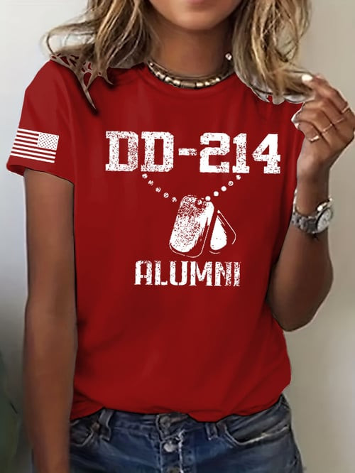 DD-214 Alumni T-Shirt Honor Our Heroes Clothing Perfect Gift for Veterans - Tradiviet